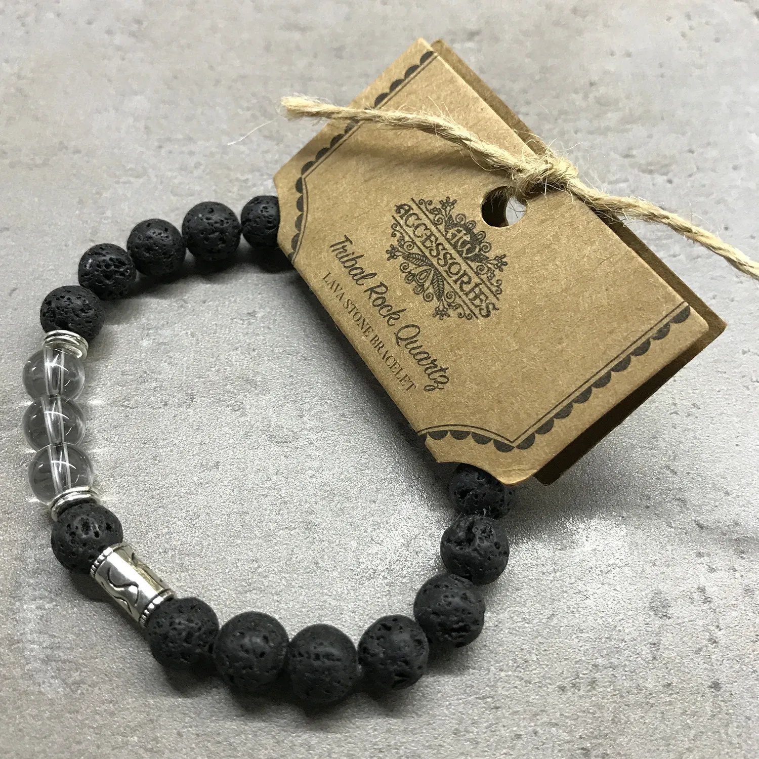 Lava Stone Bracelet - Silver Solar System | Unique Gemstone Jewelry for Aromatherapy & Style