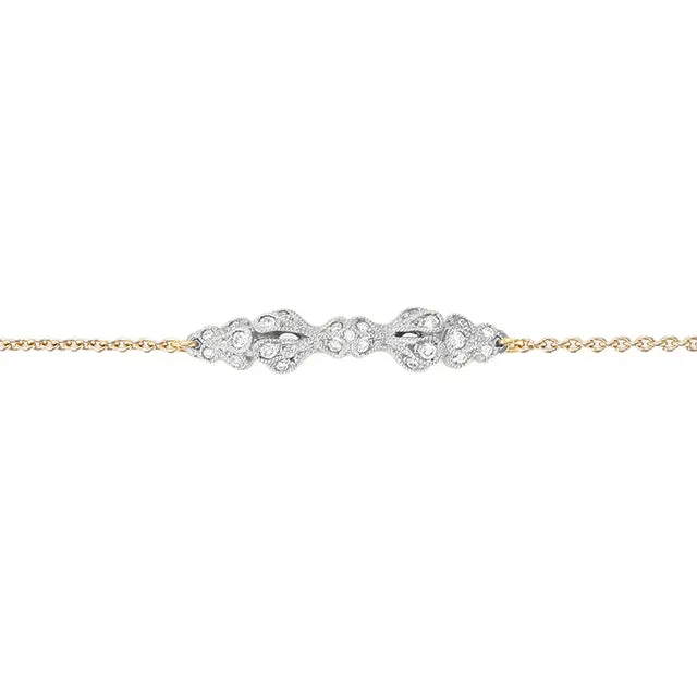 “Leaves”<br>Diamond Bracelet<br>ダイヤモンドブレスレット<br>（1494A）