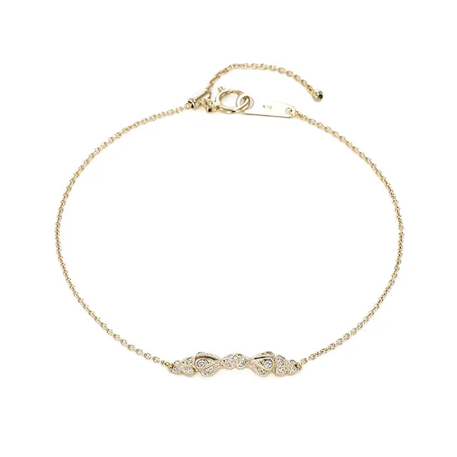 “Leaves”<br>Diamond Bracelet<br>ダイヤモンドブレスレット<br>（1494A）