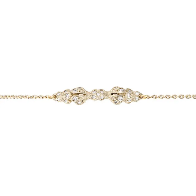 “Leaves”<br>Diamond Bracelet<br>ダイヤモンドブレスレット<br>（1494A）