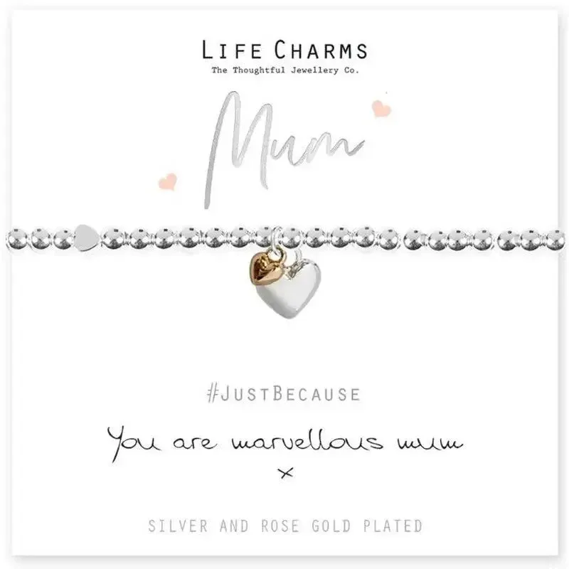 Life Charm Bracelets For Family Members - Assorted Designs