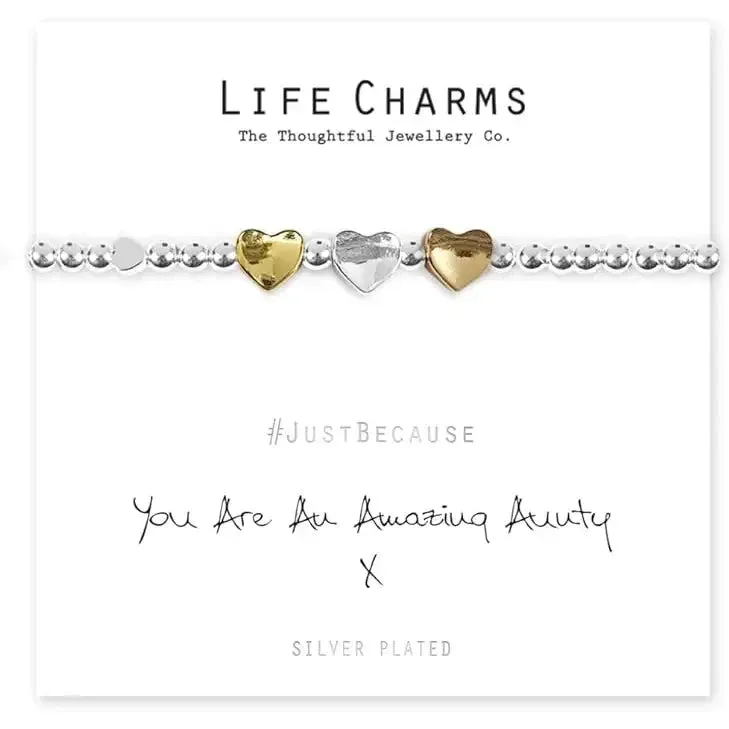 Life Charm Bracelets For Family Members - Assorted Designs