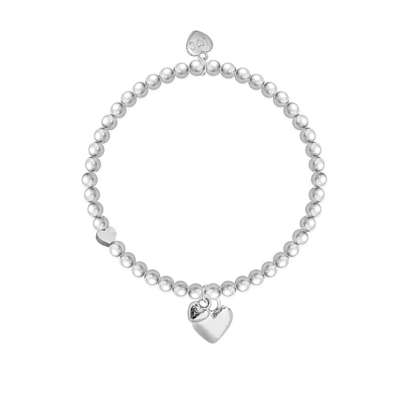 Life Charms You are 18 Puffed Heart Bracelet