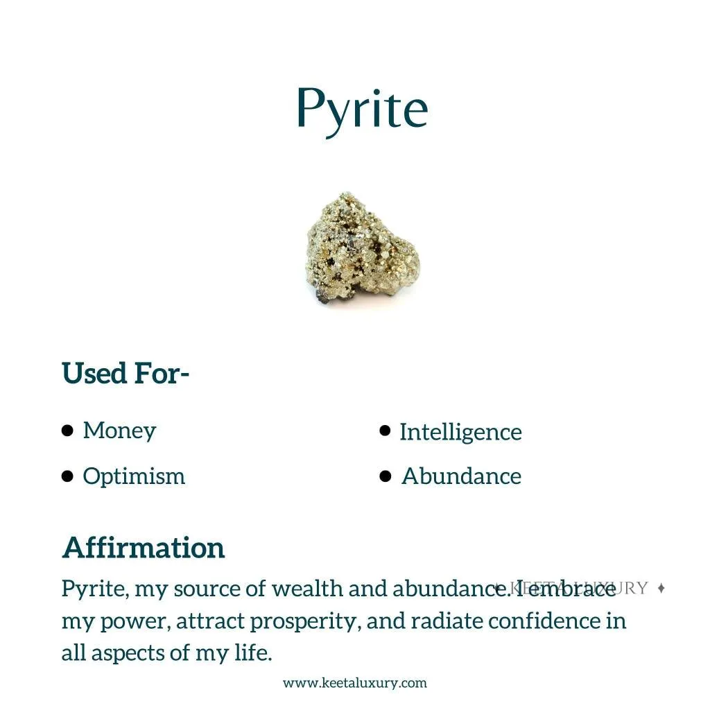 Lotus - Pyrite Bracelet