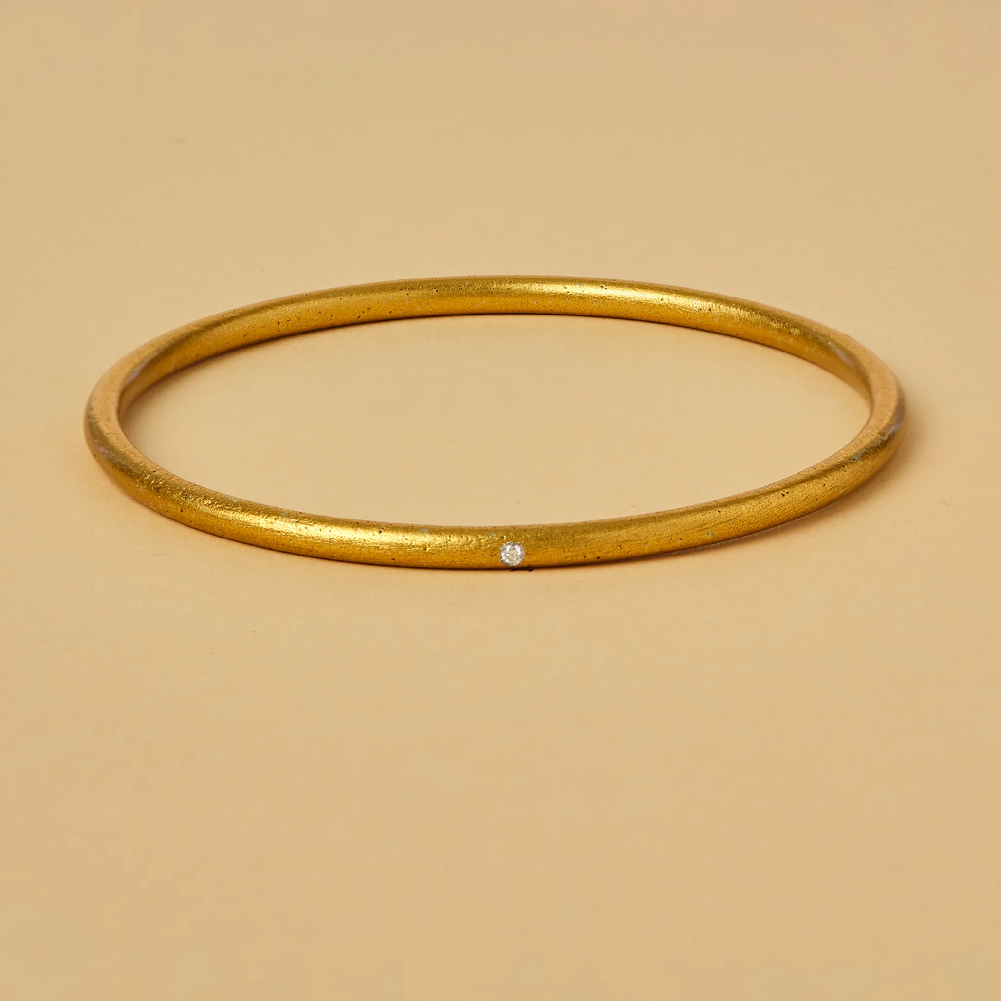 LOVE IS THE BOMB  1 WHITE DIAMOND BANGLE