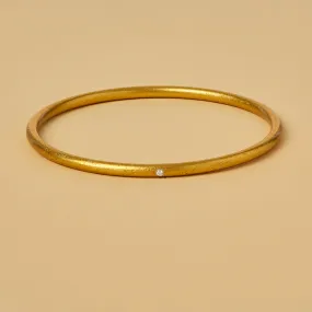 LOVE IS THE BOMB  1 WHITE DIAMOND BANGLE