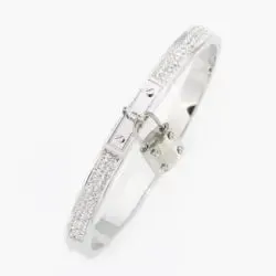 Love Lock Bangle Bracelet