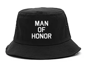 Man Of Honor Funny Bachelor Party Wedding Mens Bucket Hat