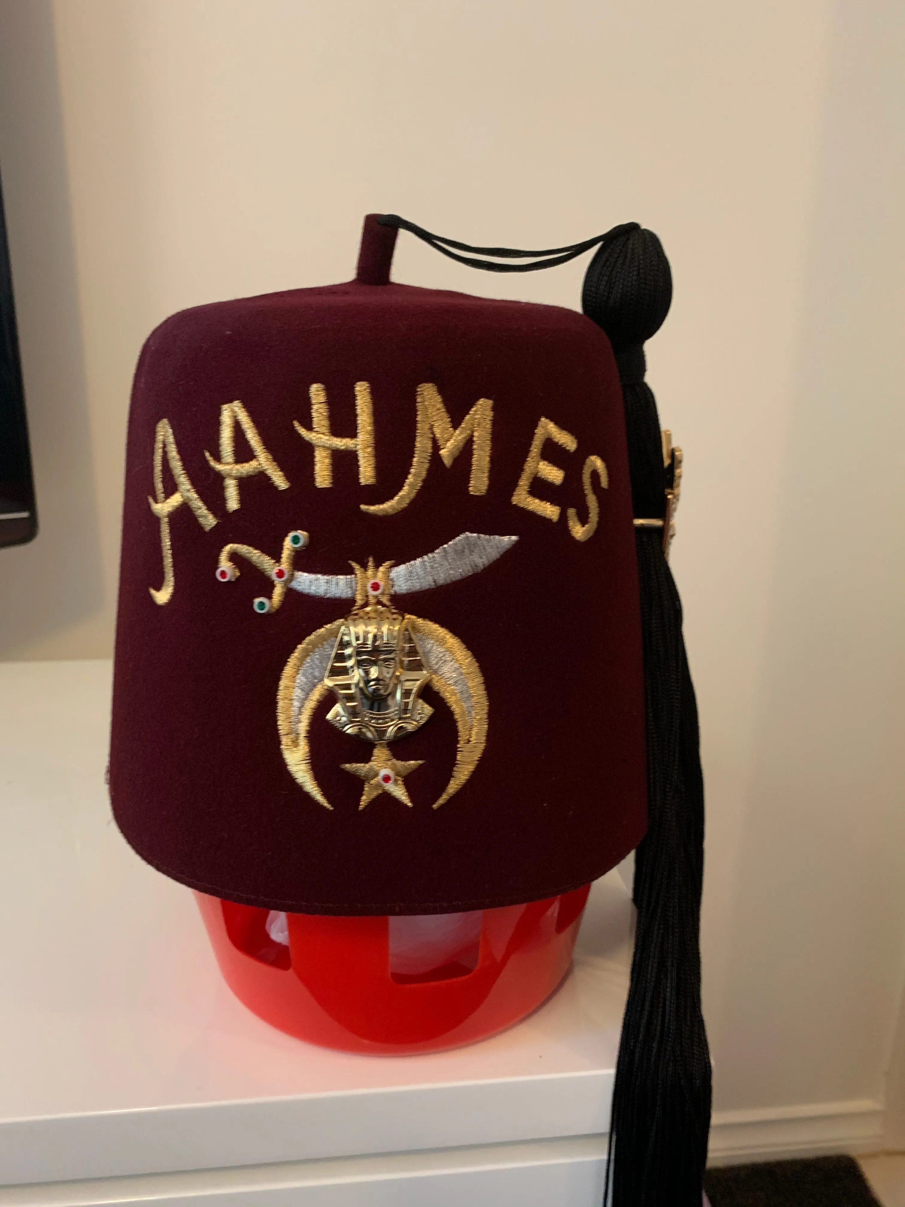 Masonic Shriners Fez Cap