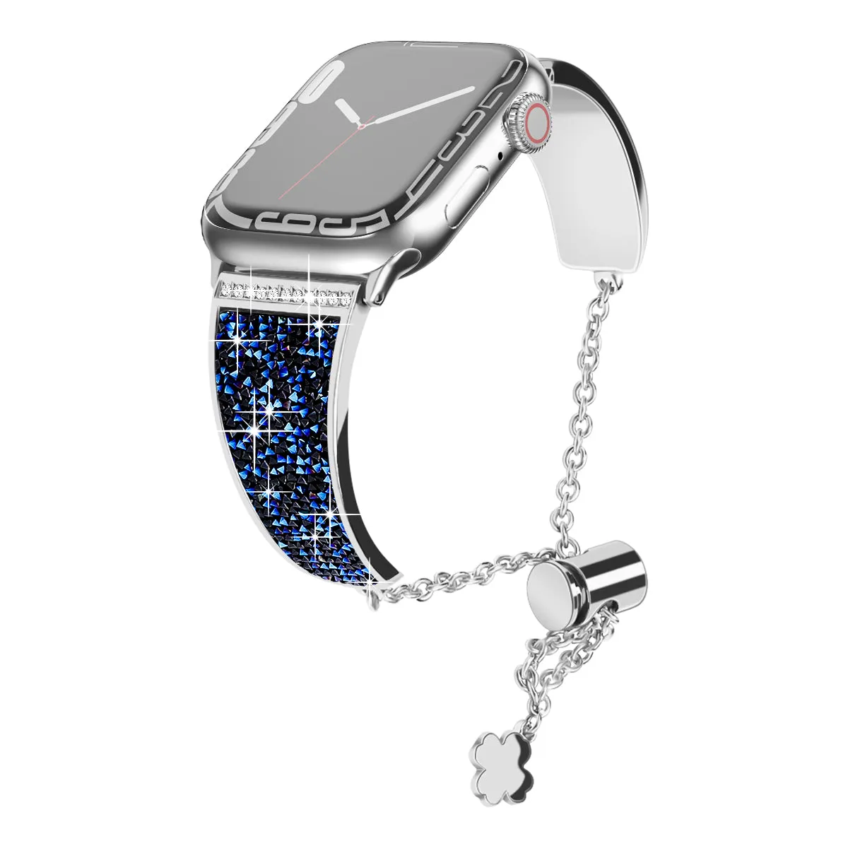 Metal Band with Dazzling Crystal for Apple Watch 38/40/41mm & 42/44/45mm