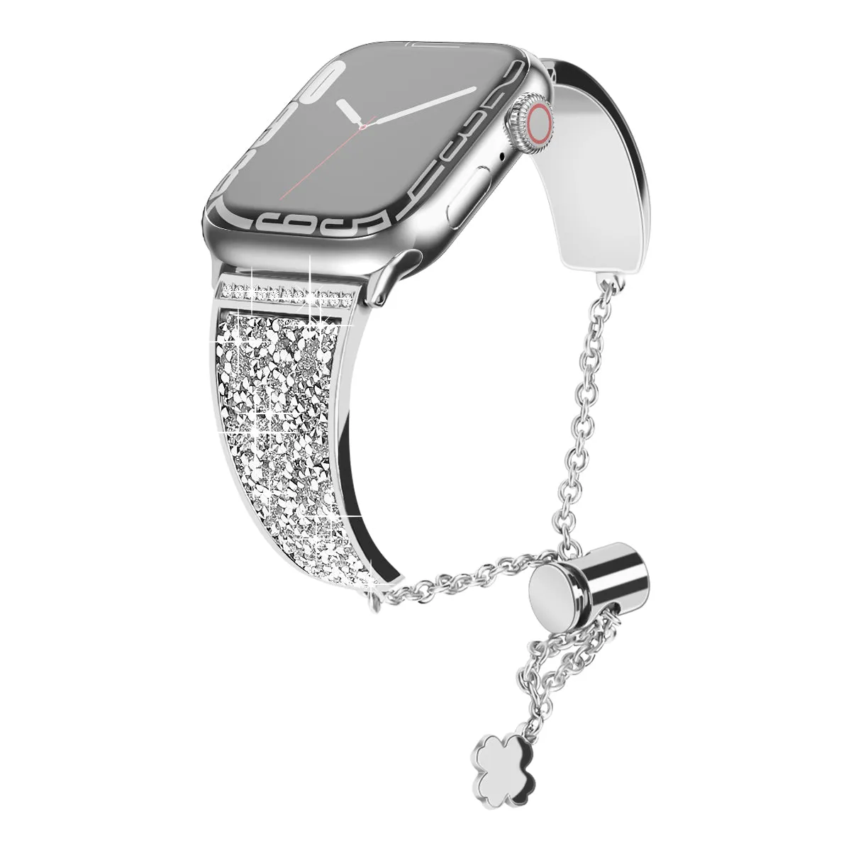 Metal Band with Dazzling Crystal for Apple Watch 38/40/41mm & 42/44/45mm