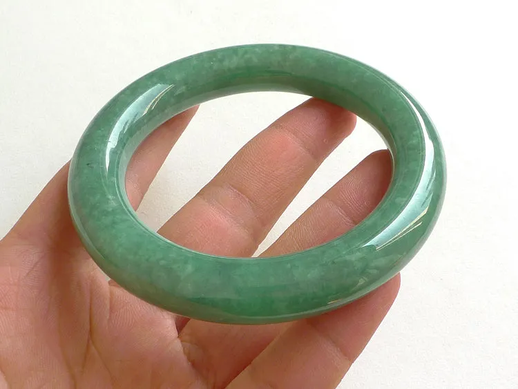 Natural Jade Bangle Jadeite Bangle Internal Diameter 57mm BER791