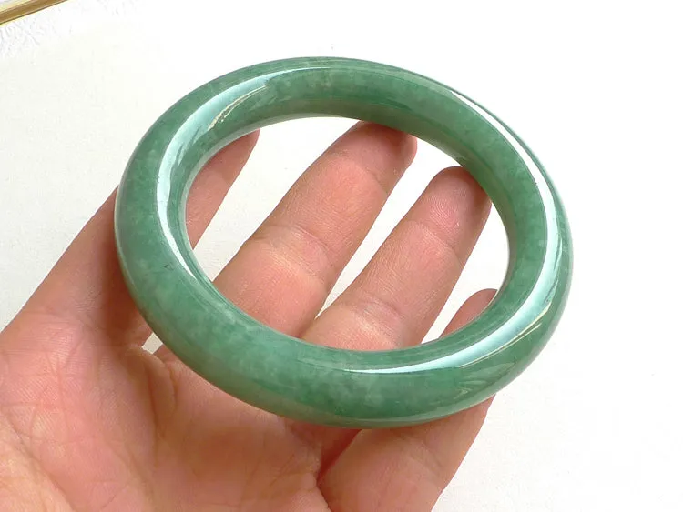 Natural Jade Bangle Jadeite Bangle Internal Diameter 57mm BER791