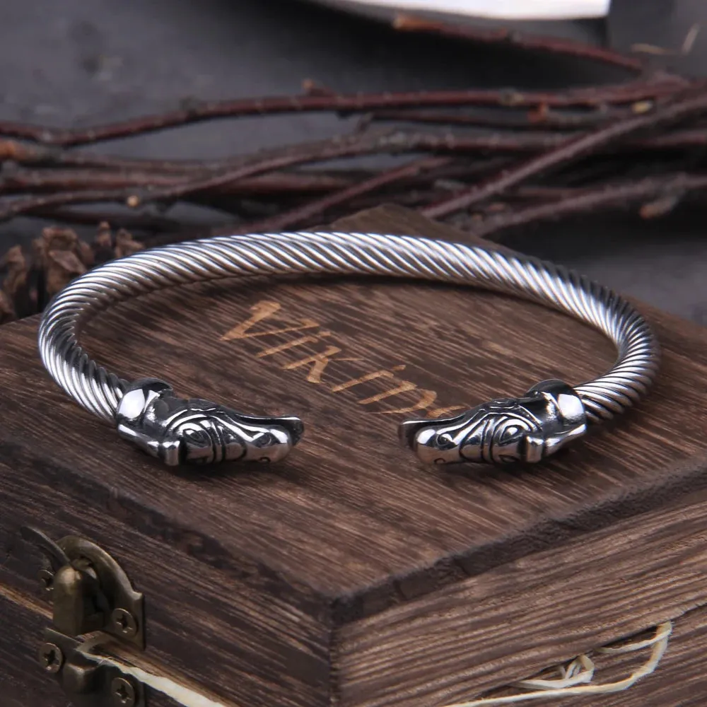 Nordic Viking Norse Dragon Viking Bracelet