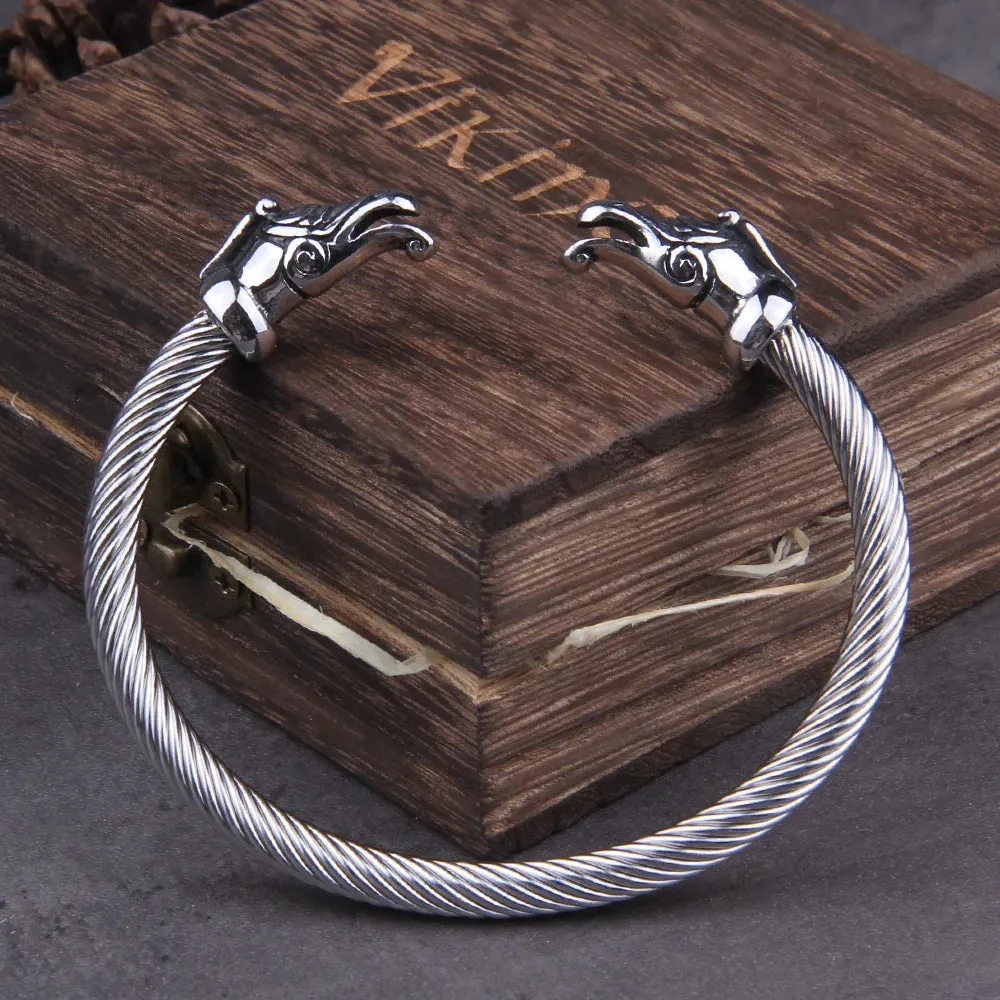 Nordic Viking Norse Dragon Viking Bracelet