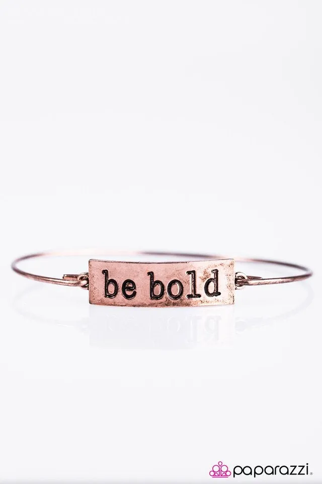 Open Door Jewelry - Be Bold - Copper Bracelet - Paparazzi Accessories