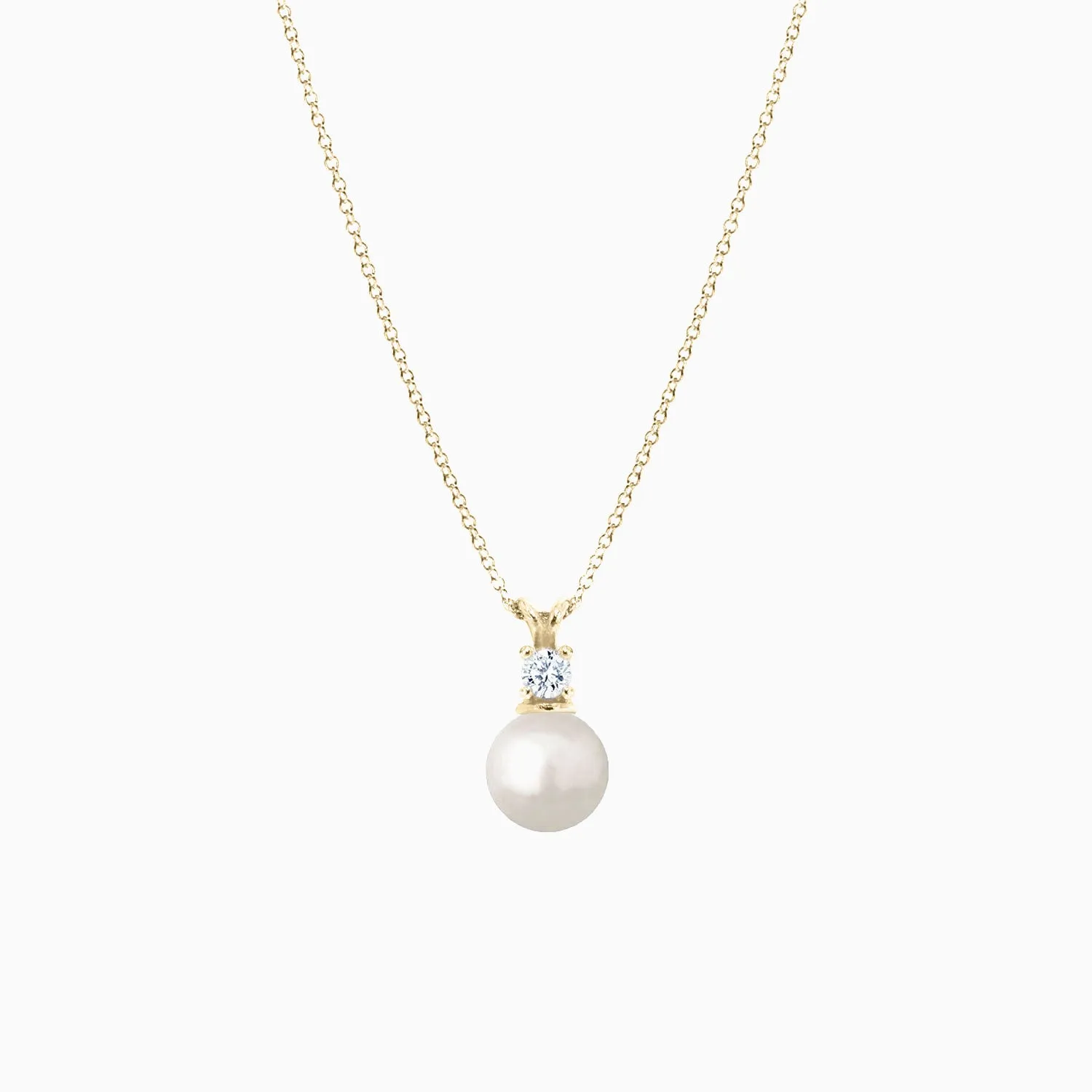 Pearl and Diamond Pendant