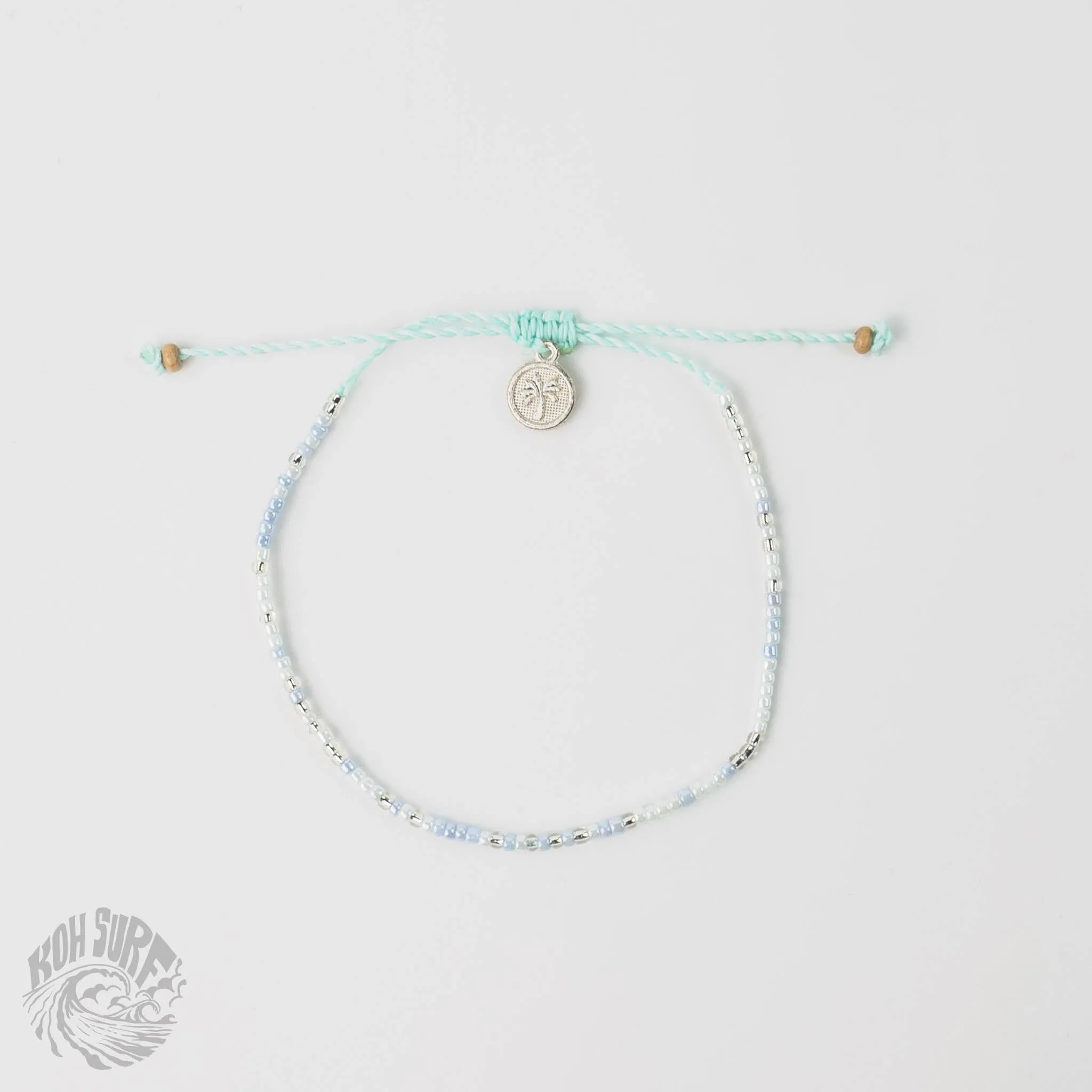 Pineapple Island -  Alila Dainty Beaded Bracelet, Surf Jewelry by Koh Surf: Blue Tones