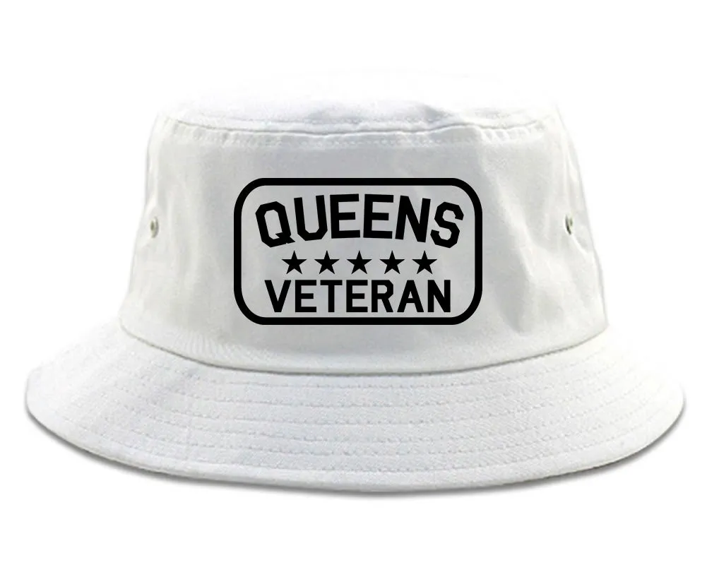 Queens Veteran Mens Bucket Hat