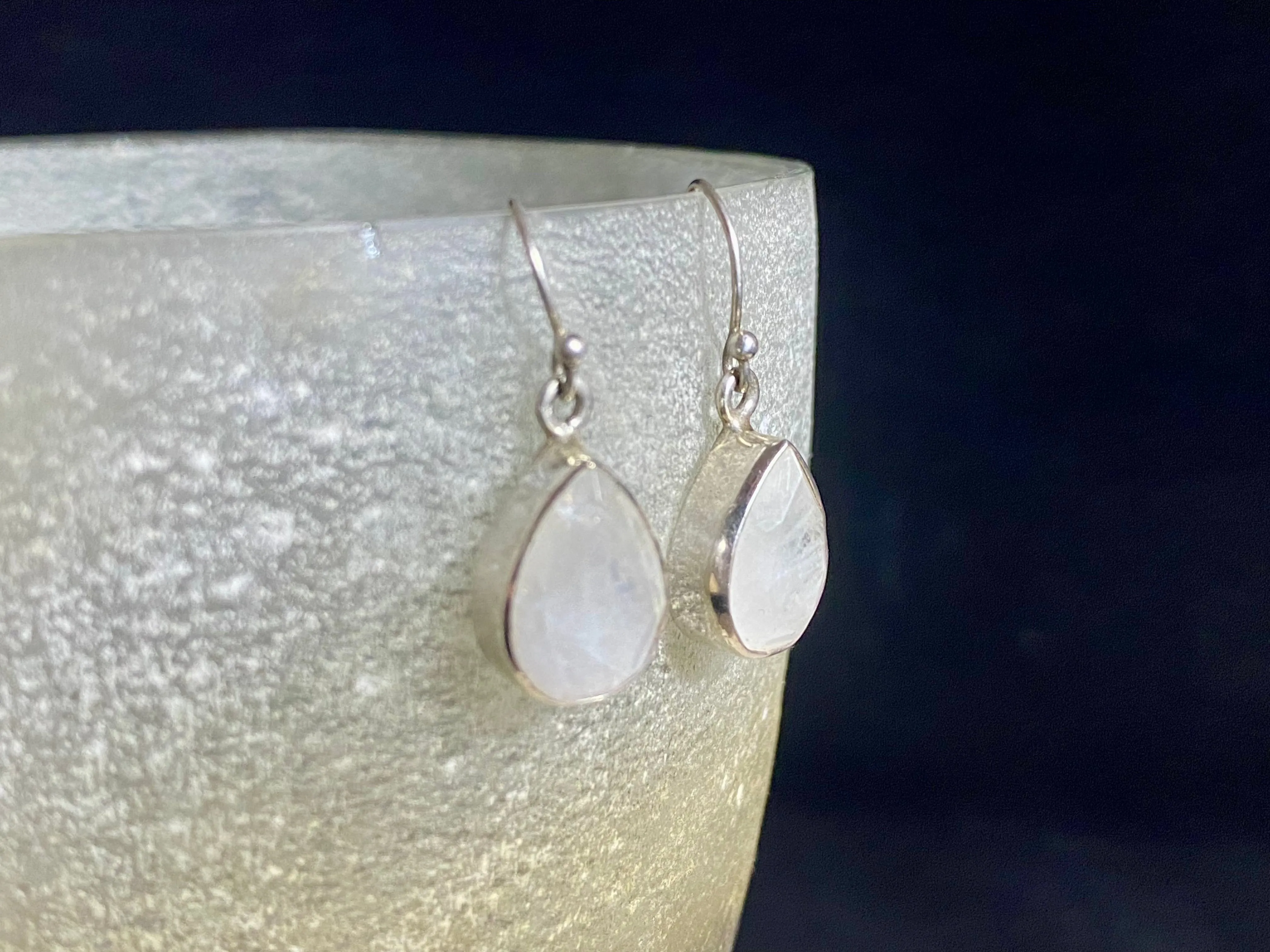 Rainbow Moonstone Earrings