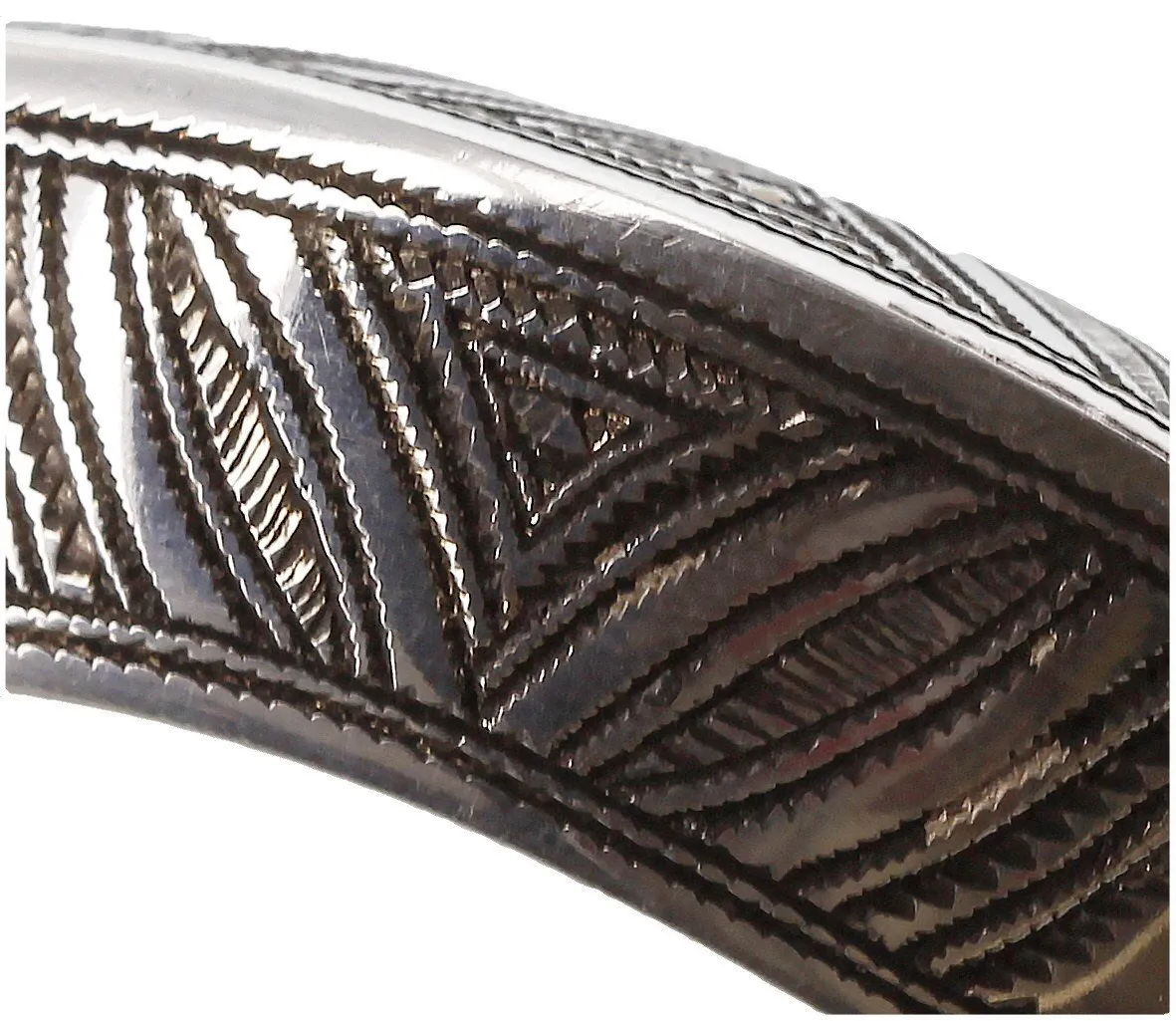 Silver Tuareg Shaker Bangle