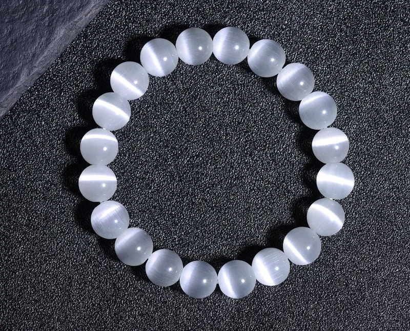 Simple Jewelry White Opal Bracelet