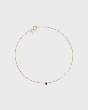 Single Birthstone Bracelet