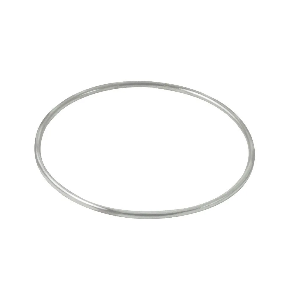 Slim Sterling Silver Bangle Bracelet Set of 3