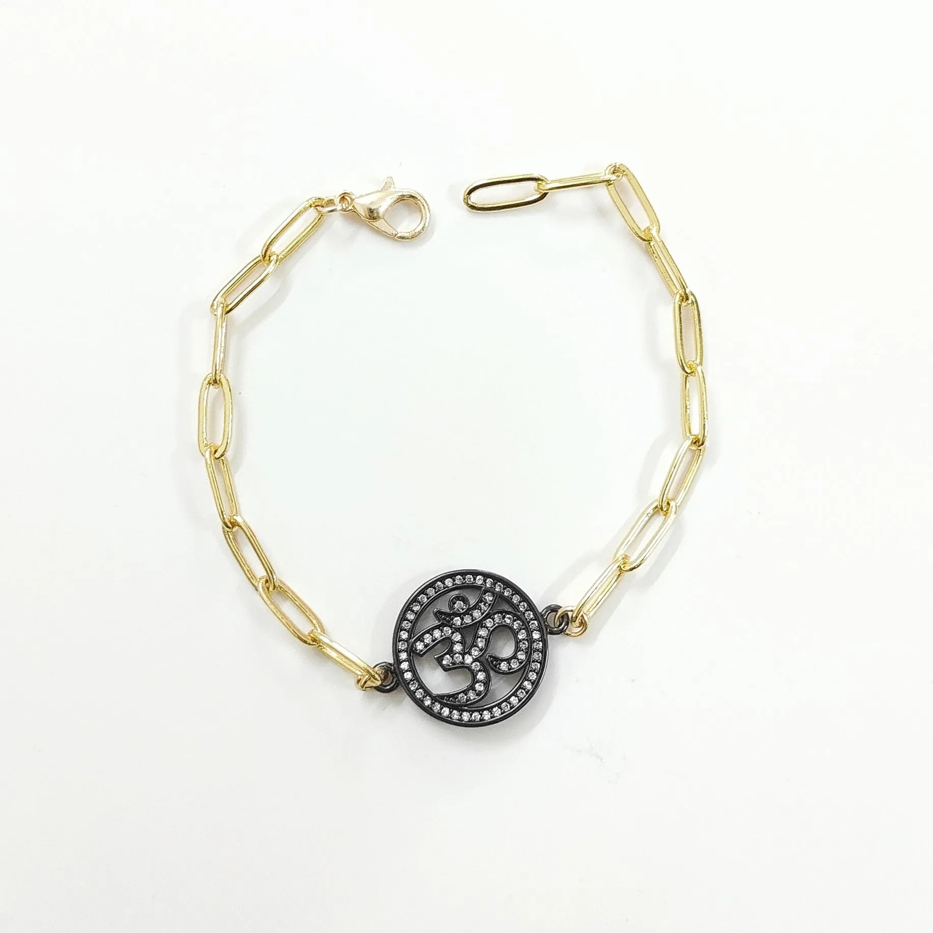 Soulful Om Link Bracelet