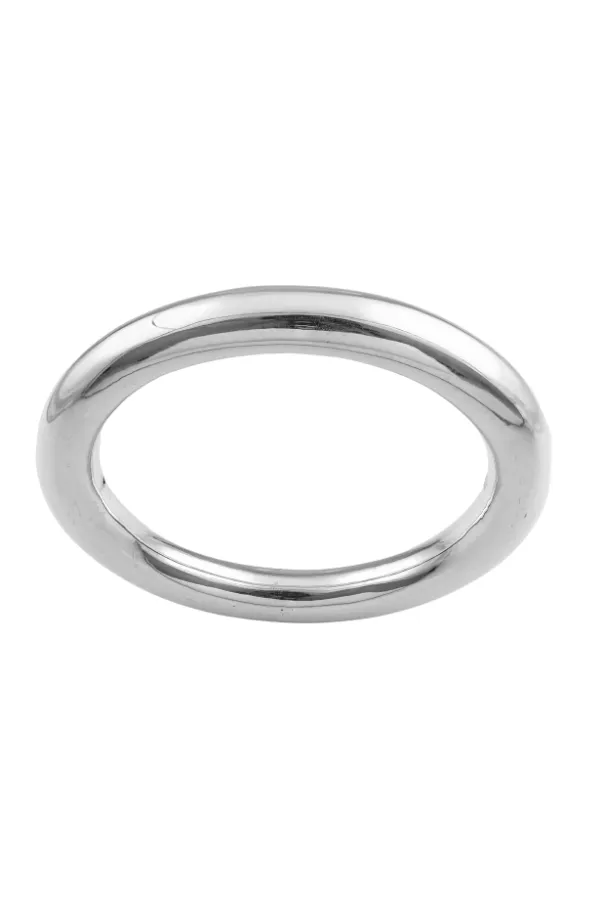 SS02 Silver Plain Bangle