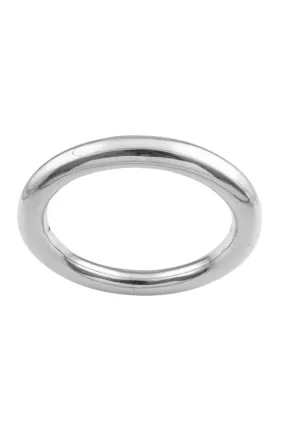 SS02 Silver Plain Bangle