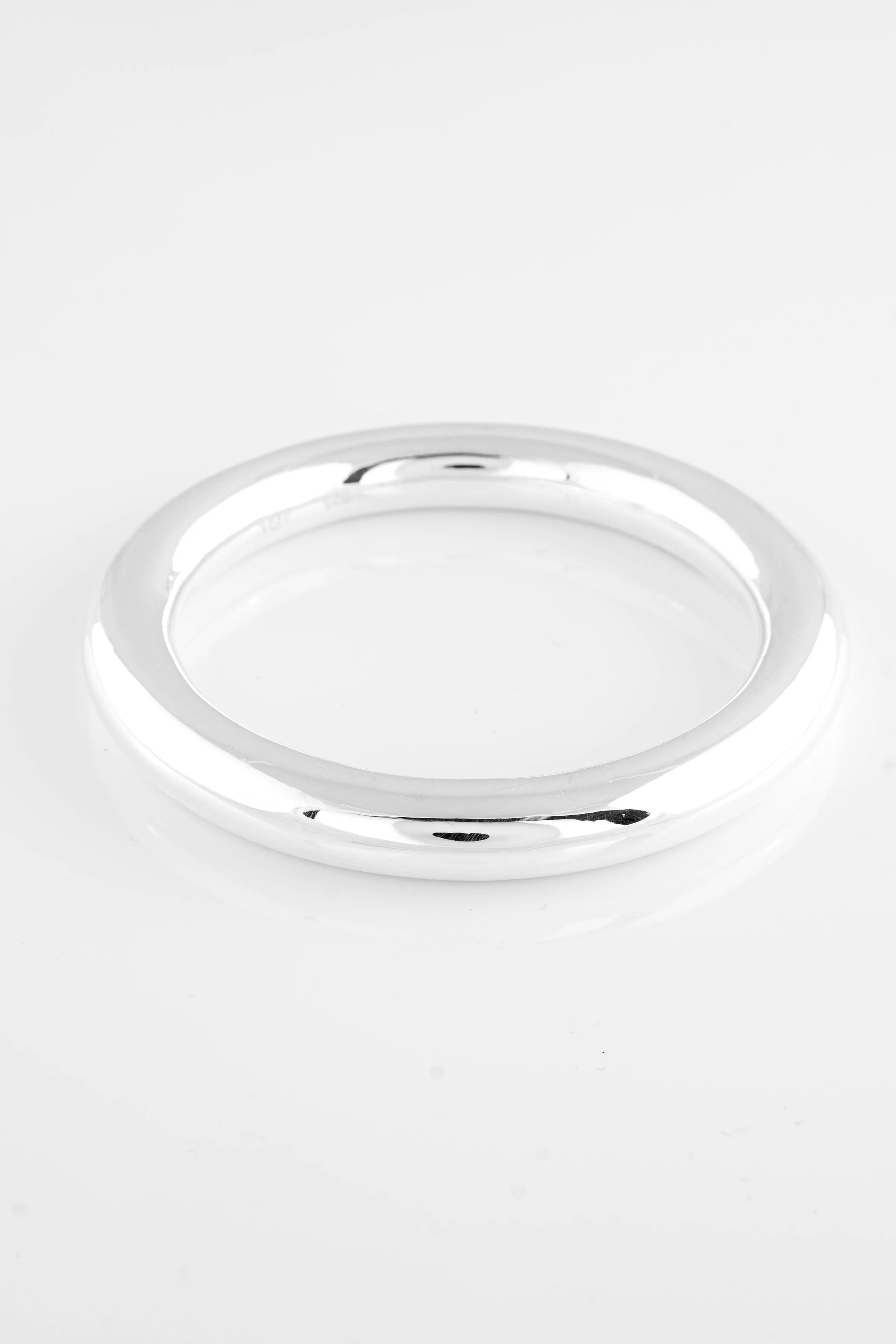 SS02 Silver Plain Bangle