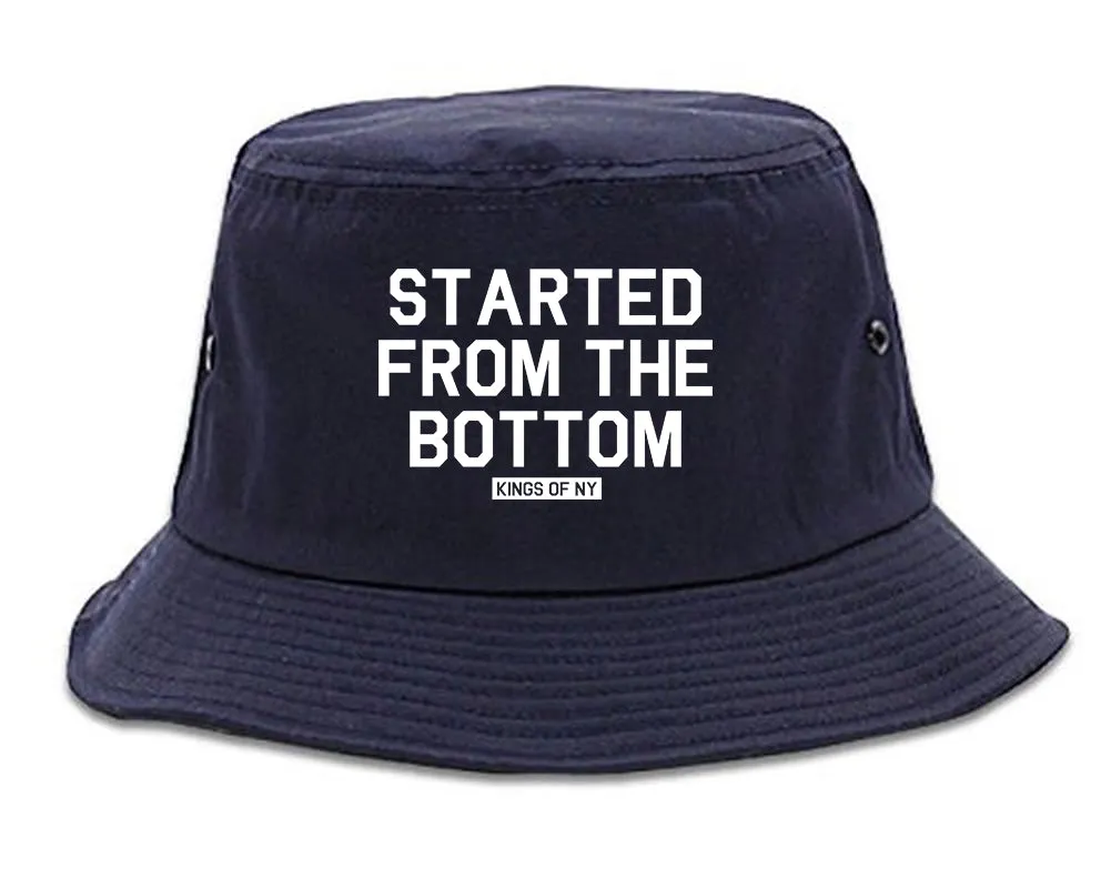 Started From The Bottom Mens Bucket Hat