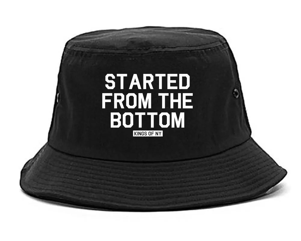 Started From The Bottom Mens Bucket Hat