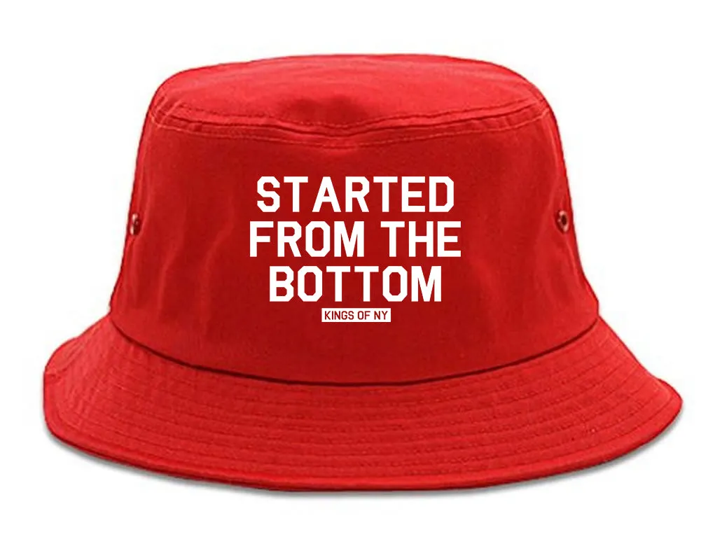 Started From The Bottom Mens Bucket Hat