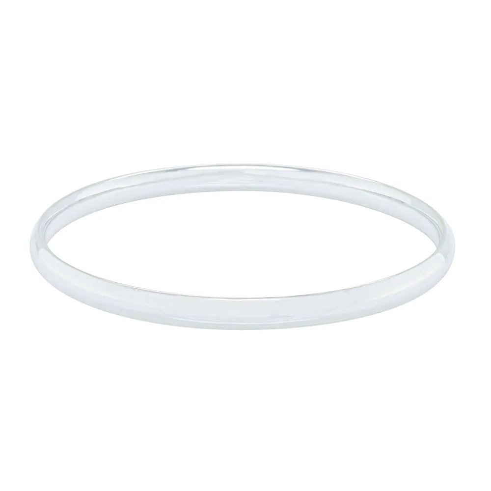 Sterling Silver Child's Bangle - 52mm