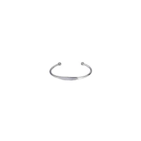 Sterling Silver Child's Surf Bangle with Identity Plate