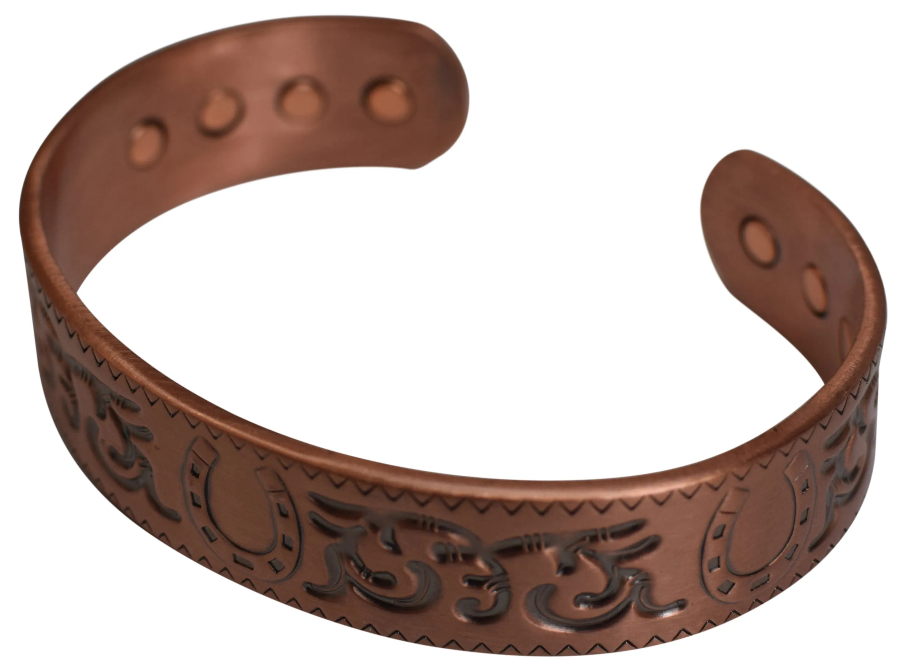 Stunning Copper Magnetic Bracelet Horseshoe Design for Arthritis & Pain Relief