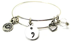 Suicide Awareness ; Bangle Bracelet