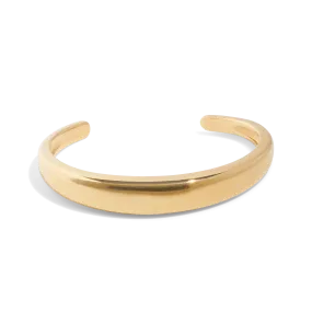 THE HARPER CUFF BRACELET - 18k gold vermeil