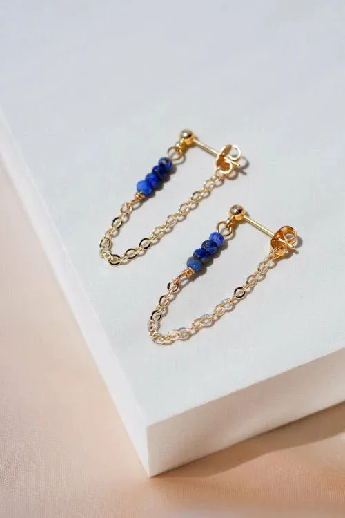 UNITY ROW BACKCHAIN EARRINGS