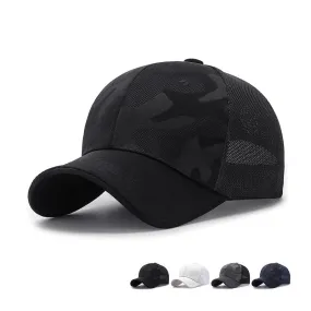 Women Men Mesh Baseball Cap Female Male Breathable Comfortable Sun Hat Spring Summer Camouflage Snapback Cap Hat